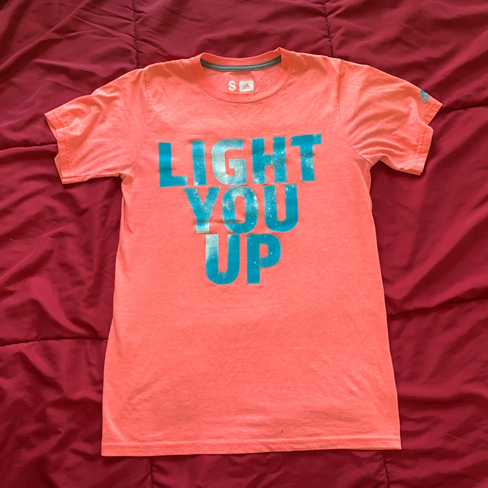 Orange Adidas T Shirt